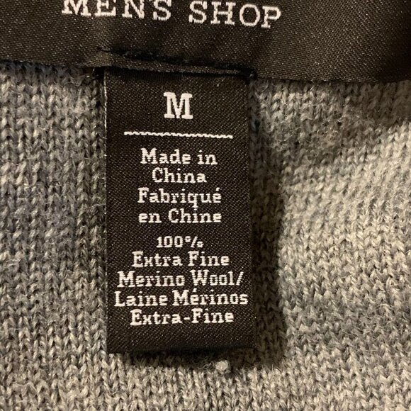 Nordstrom Men's Shop Men's 100% Merino Wool Lined Sweater Vest Size M - Picture 9 of 12